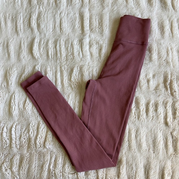 Abercrombie & Fitch Pants - Abercrombie & Fitch Light Pink High Waisted Yoga Leggings